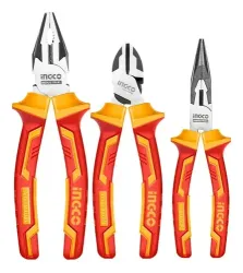 INGCO Set De Pinza Y Alicates Aislados 8" 6" 6" (3 Pcs)