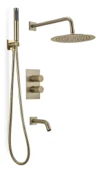 Peirano Ducha Emb. Monoc. 3 Funciones Gold Fabric