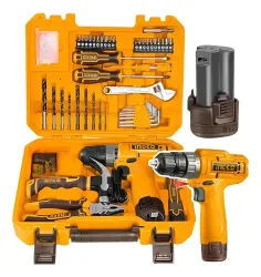 INGCO Taladro 12V 10Mm Con Cargador Usb + Maletín Y 89 Accesorios