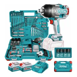Kit Llave de Impacto 1350Nm + 138 Accesorios INDUSTRIAL TOTAL THKTHP41383-4