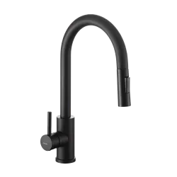 Peirano Monocomando Cocina C/Pico Extraible Valencia Black