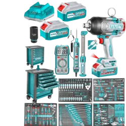 Kit Llave de Impacto 1350Nm + 296 Accesorios INDUSTRIAL TOTAL THPTCS82962-4