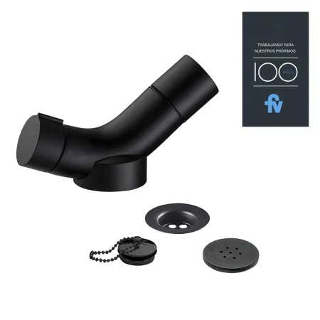 FV 0189/N4 Clip – Juego monocomando para bidé Negro