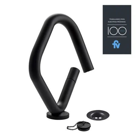 FV 0181/N4 Clip – Juego monocomando para lavatorio Negro
