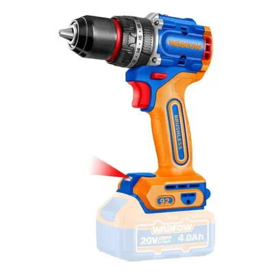 WADFOW Taladro De Impacto Inalámbrico Brushless 20V 82 Nm + Cargador + 2 Bat. 2.0Ah