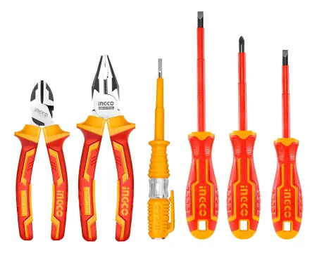 INGCO Set Pinzas Destornilladores Aisladas 6 Pzs 1000V