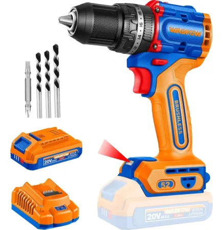 WADFOW Taladro De Impacto Inalambrico Brushless 20v 52nm