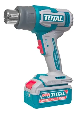 Pistola de Calor 20V INDUSTRIAL TOTAL TBLI20085-4 (MALETIN, CARGADOR, Y 2 BATERIAS 4Ah)