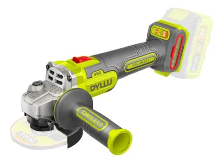 Amoladora Angular 20V BL 950W 9000rpm 115mm (MALETIN, CARGADOR, Y 2 BATERIAS 4Ah) DYLLU DTLAP5322-4
