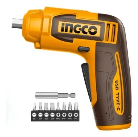 INGCO Atornillador 4V - 8 Piezas