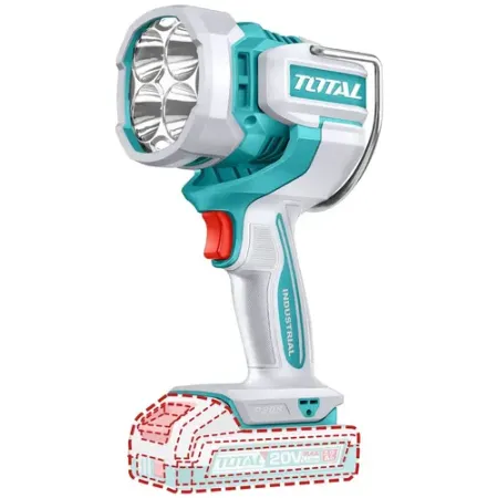 Linterna LED 20V 2500 Lumens INDUSTRIAL TOTAL TWLI20885
