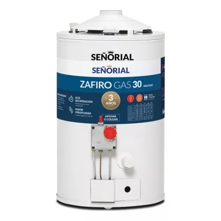 Señorial Termotanque Linea Zafiro 30L Multigas