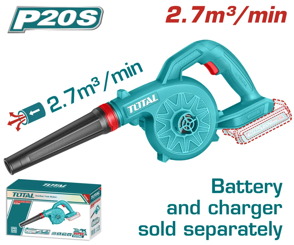 Soplador 20V 2.7m3/min TOTAL TABLI2078