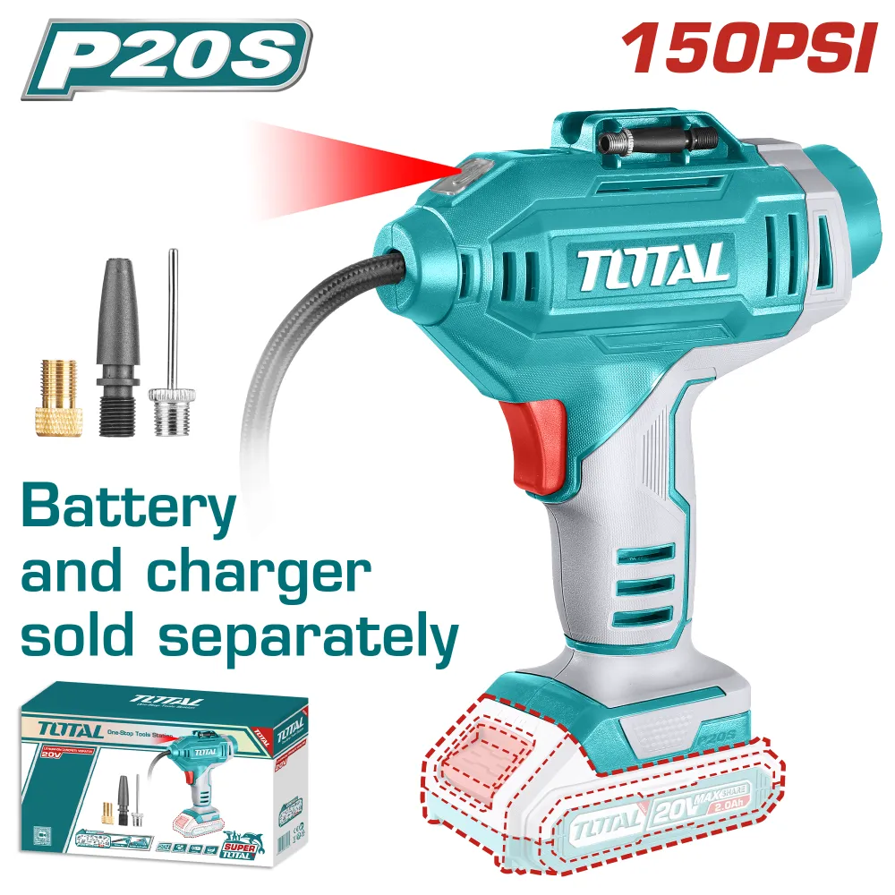Inflador 20V 150 psi TOTAL TACLI2018