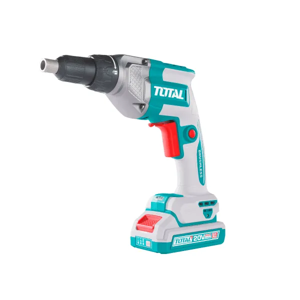 Atornillador para Durlock 20V BL INDUSTRIAL TOTAL TDSLI204281-4 (MALETIN, CARGADOR, Y BATERIA)
