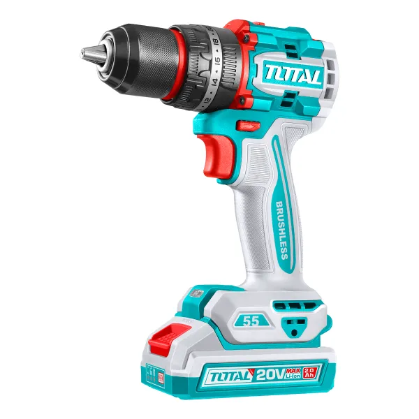 Taladro Percutor 20V BL 2000rpm 55Nm INDUSTRIAL TOTAL TIDLI205581
